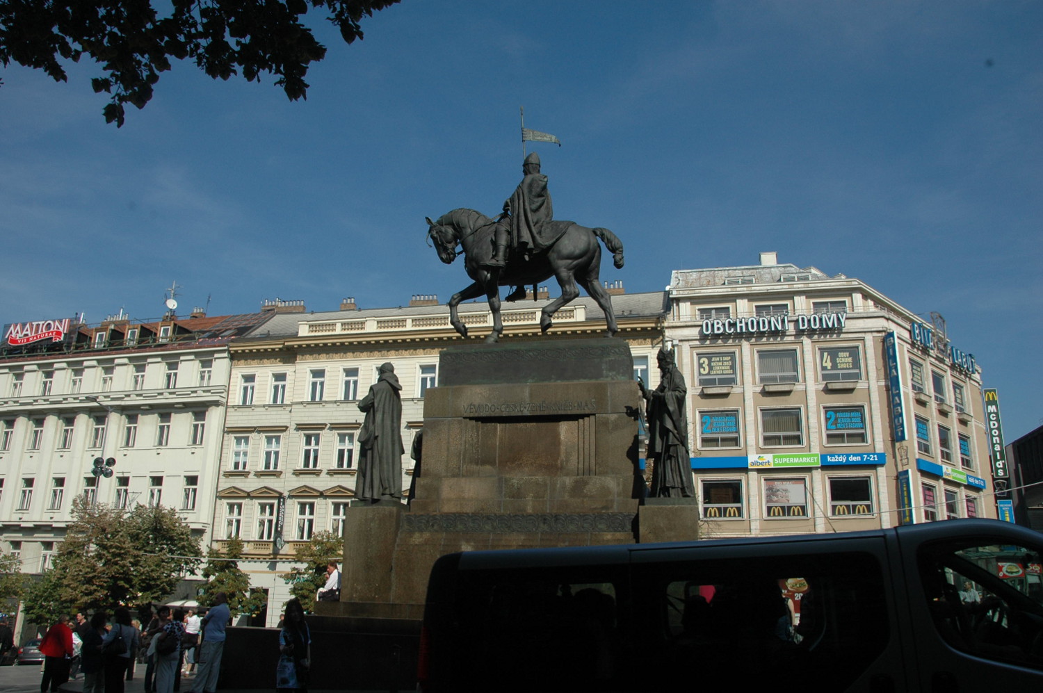Praga: pomnik św. Wacława