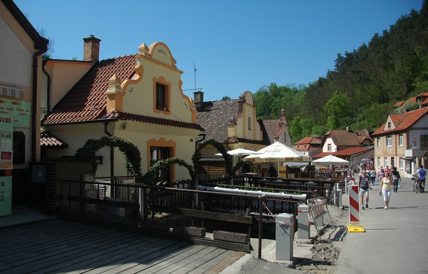 czeskie średniowieczne miasteczko