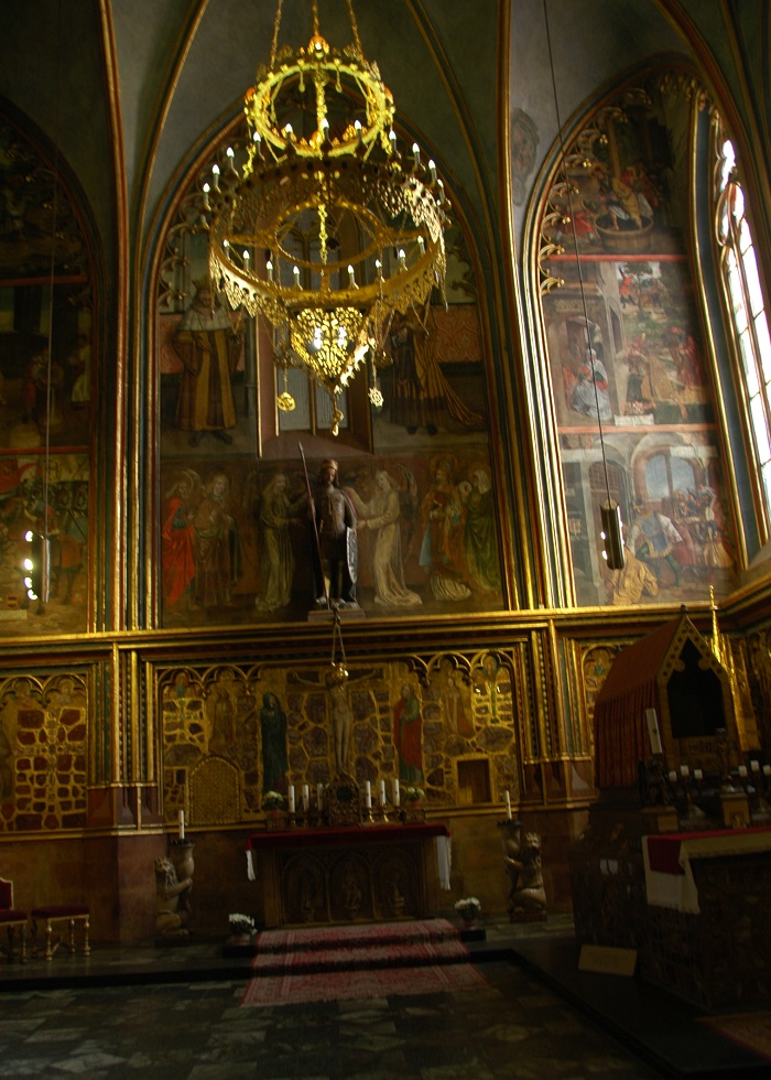 Hradczany: kaplica św. Wacława