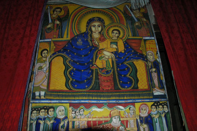 freski w katedrze