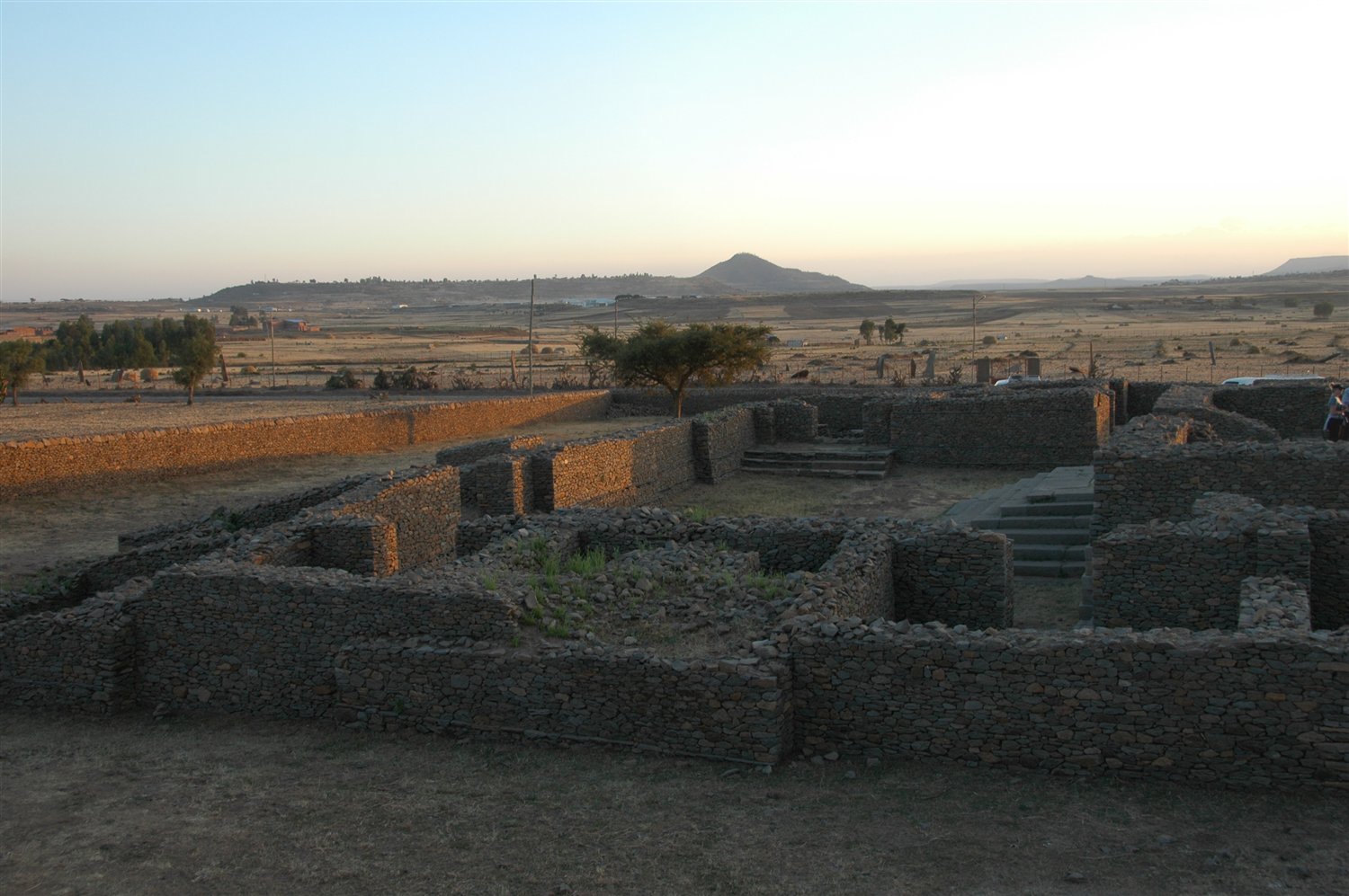 ruiny pałacu Saby