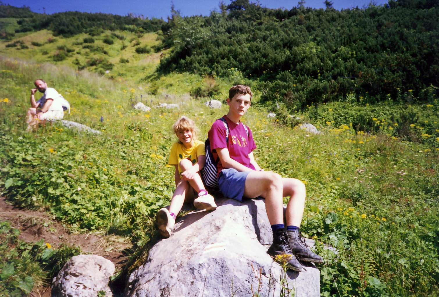dzieci w Dolinie Tomanowej w 1997