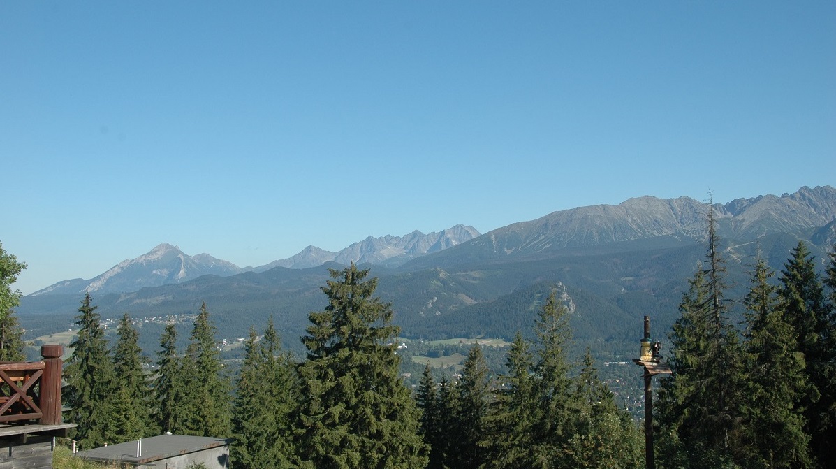 panorama górska od wschodu