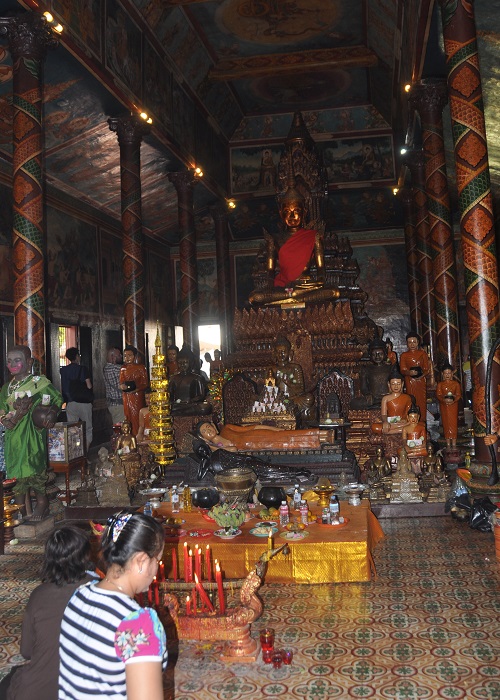 wnętrze pagody