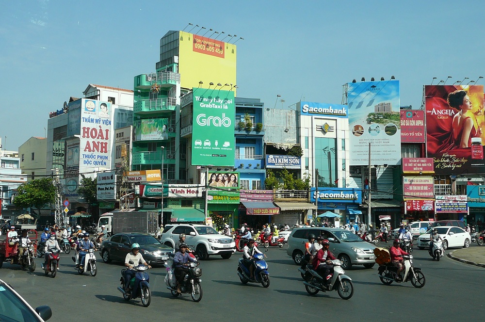 ruch uliczny w Sajgonie