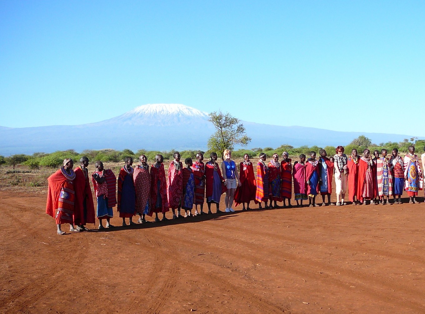 Masajowie pod Kilimandżaro