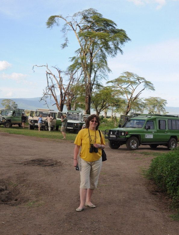 Ja na wycieczce w Tanzanii
