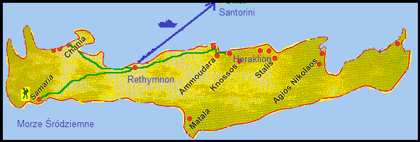 mapa Krety