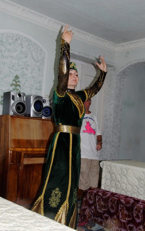 Tatarka w zielonej sukni