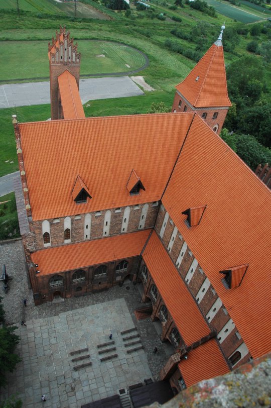 Kwidzyń - Widok z góry na zamek