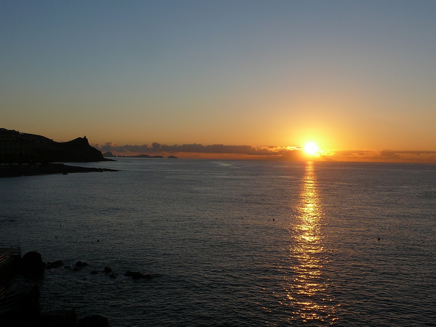 wschód słońca na Maderze