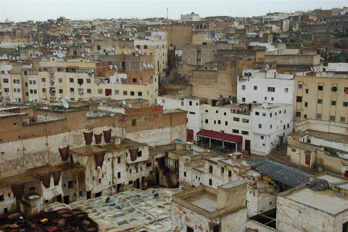 Fez  - dzielnica garbarska