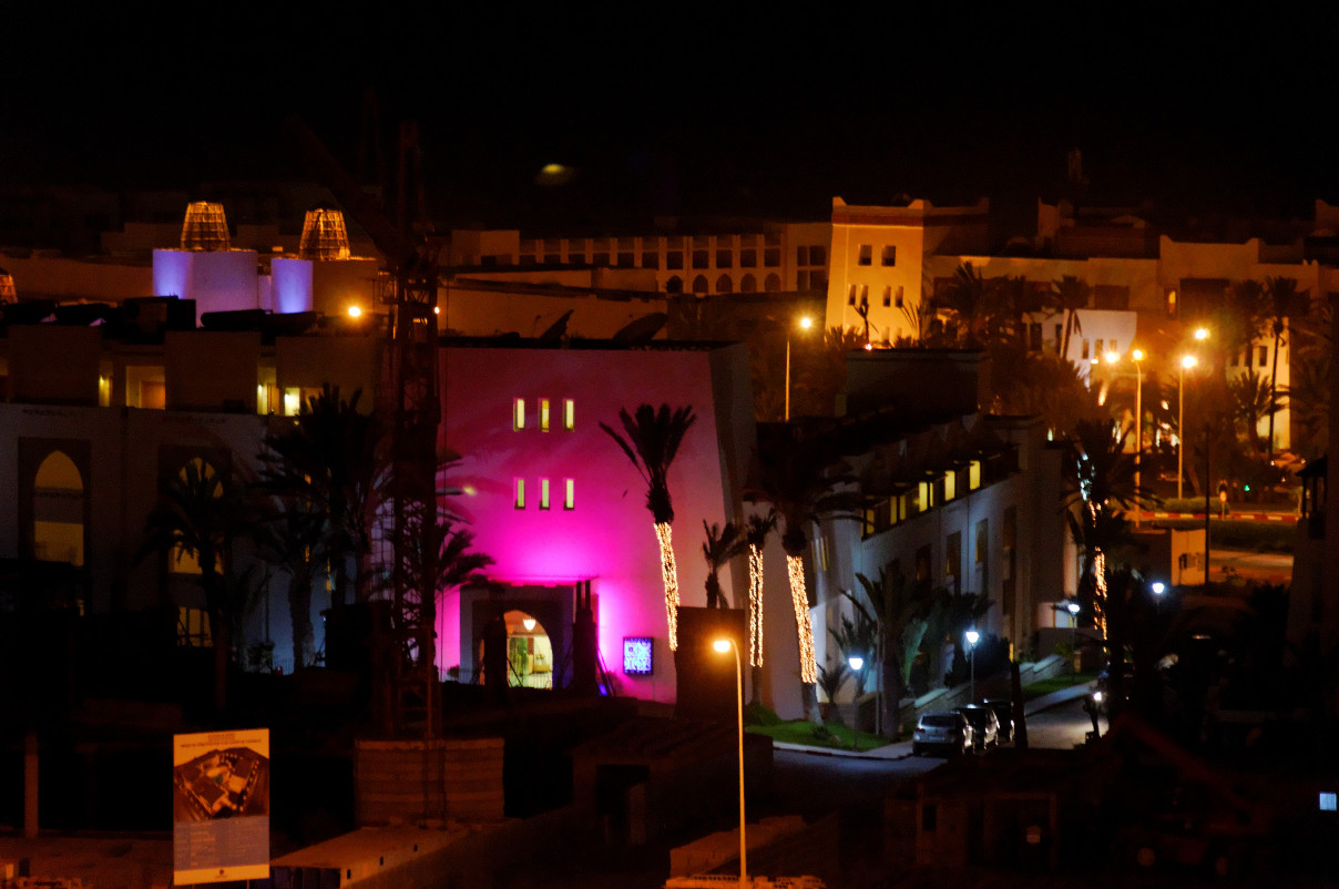 Agadir w nocy