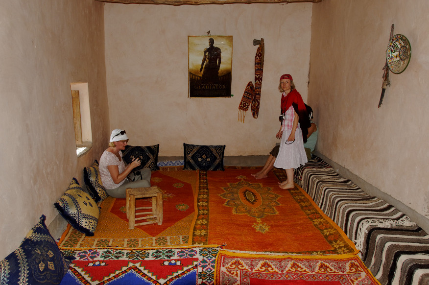Maroko - Salon w ksarze