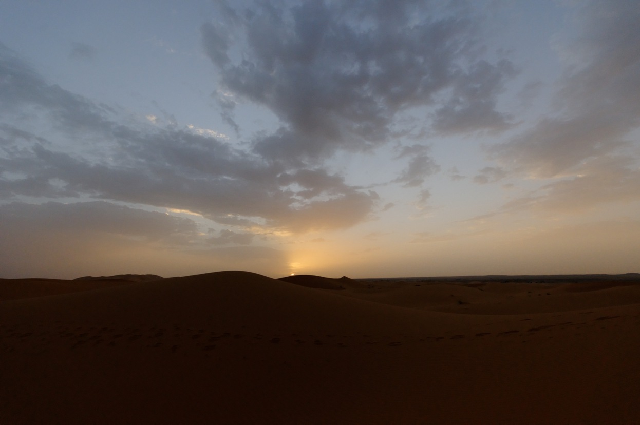 fotografia - Sahara o zachodzie