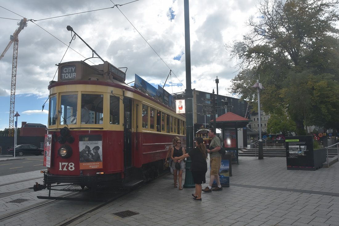 tramwaj w Christchurch