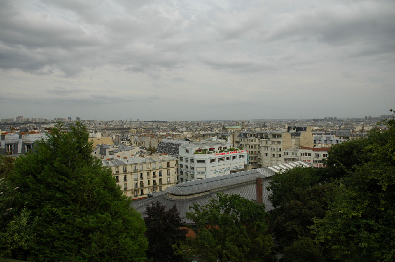 Paryż widziany z Montmartre