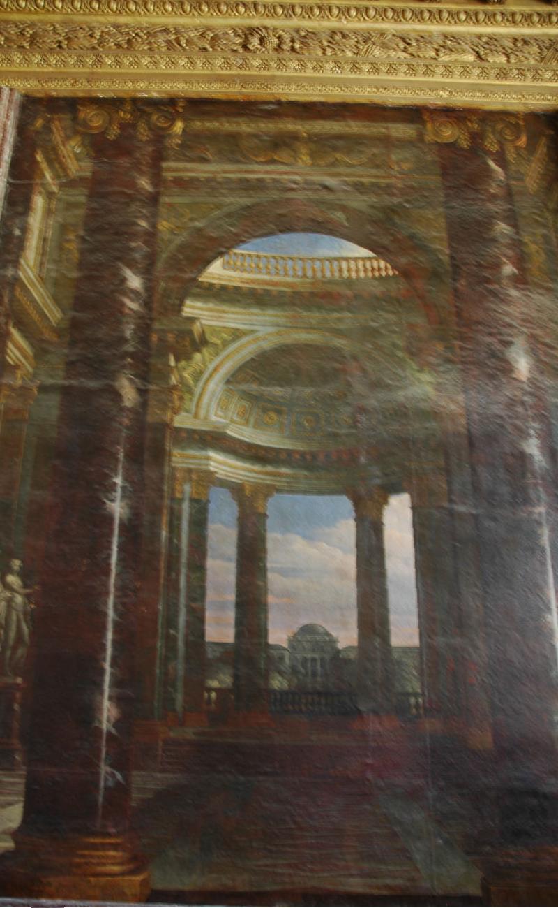 obraz  iluzoryczny w pałacu
