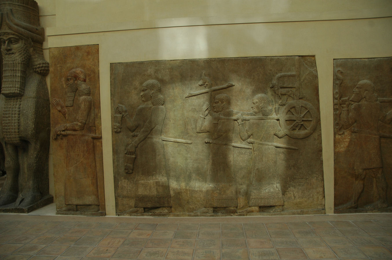 Luwr - Płaskorzeźby asyryjskie
