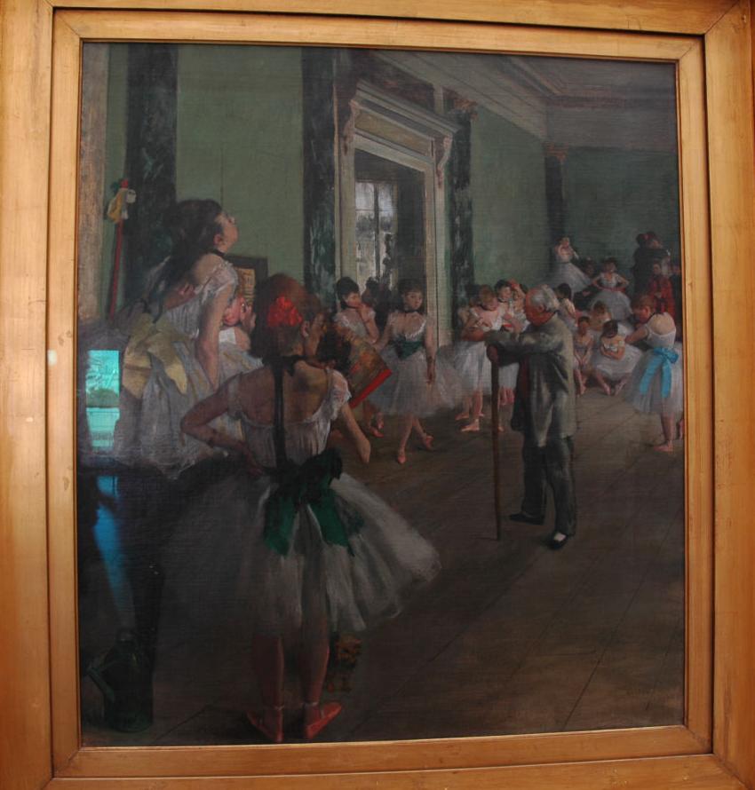 Degas -lekcja tańca