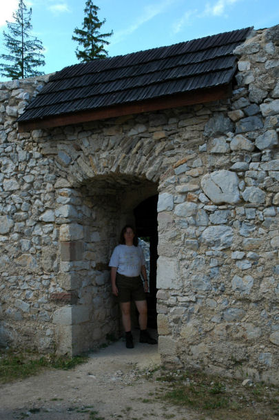 Słowacja - w ruinach klasztoru