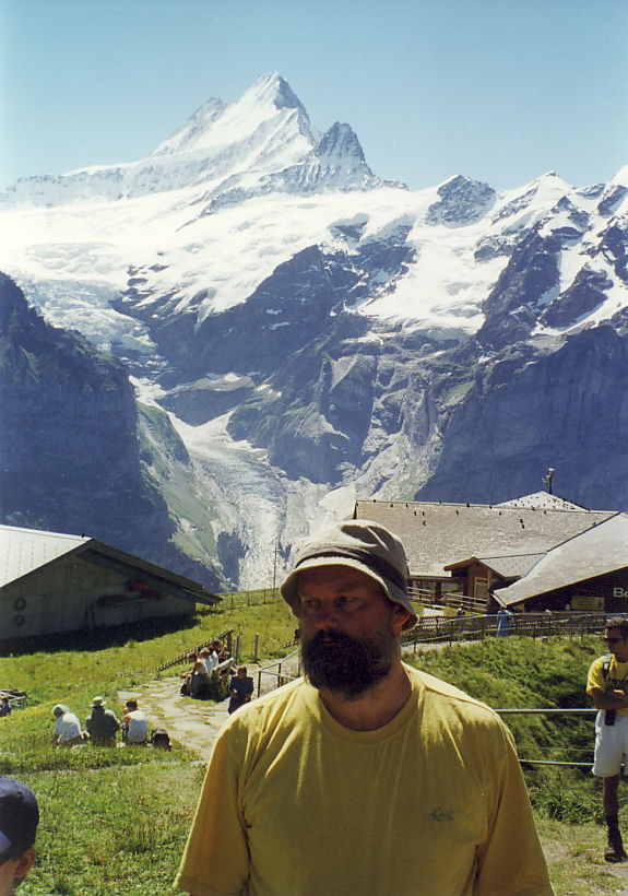 Staś i lodowiec Jungfrau