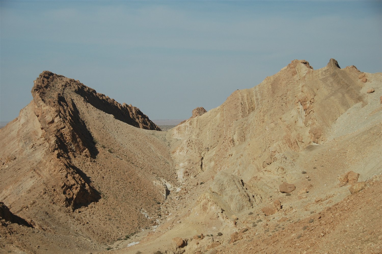 formy skalne na pustyni