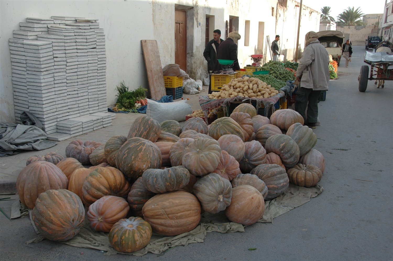 na berberyjskim bazarze