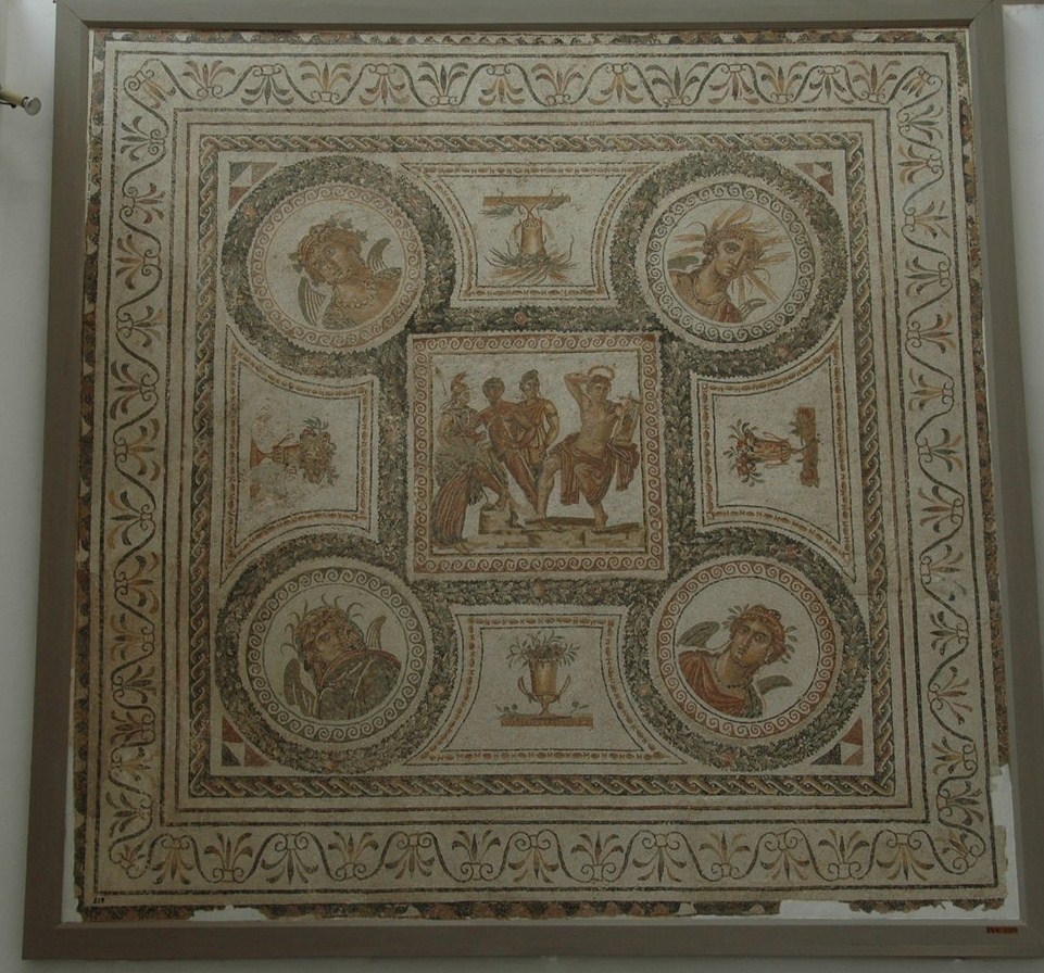 Tunezja - rzymska mozaika ścienna