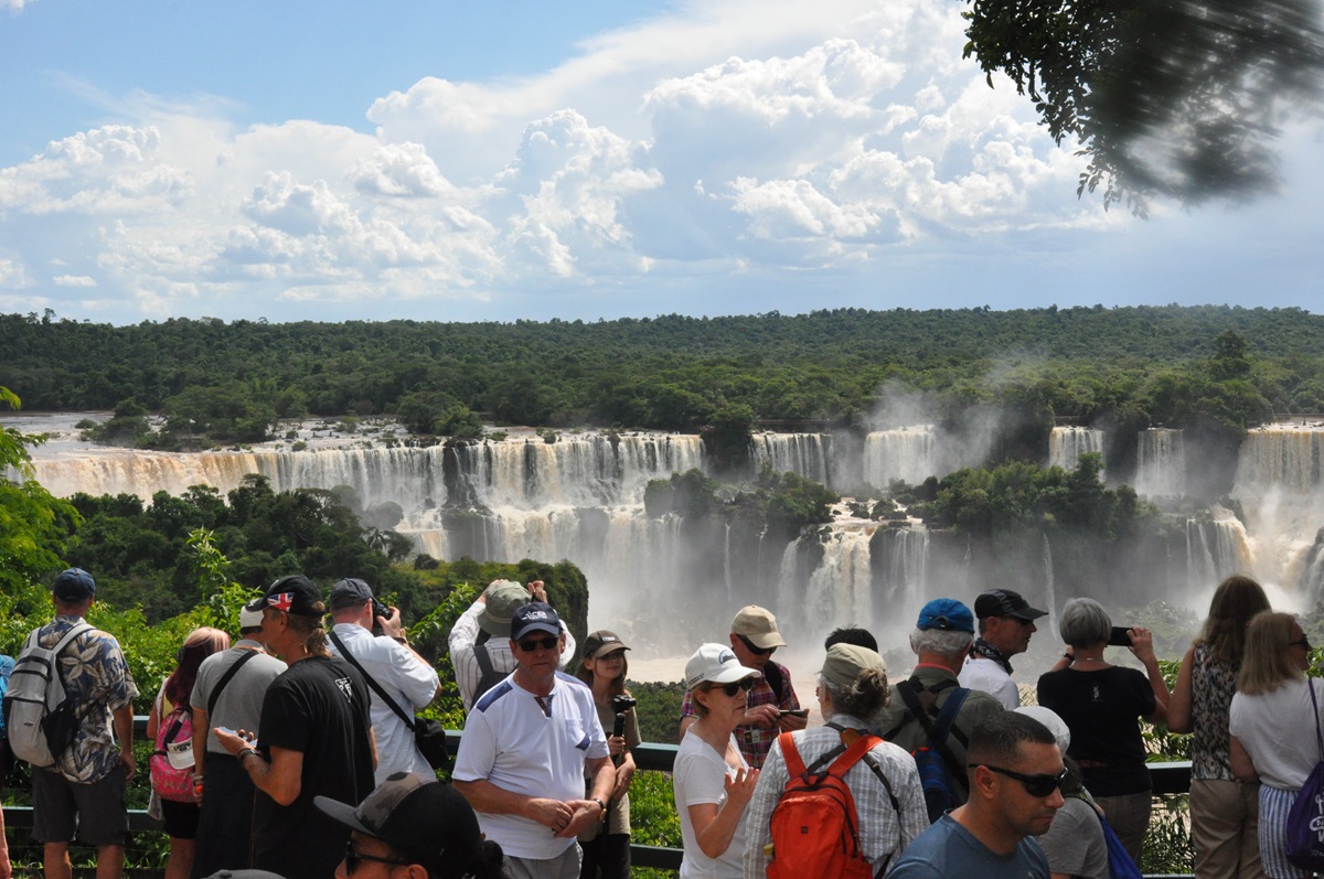 widok na stronę argentyńską Iguacu