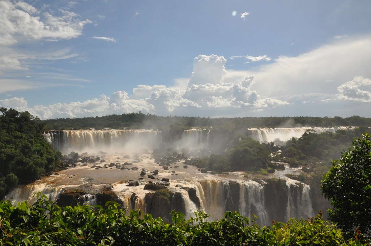 widok na stronę argentyńską Iguacu