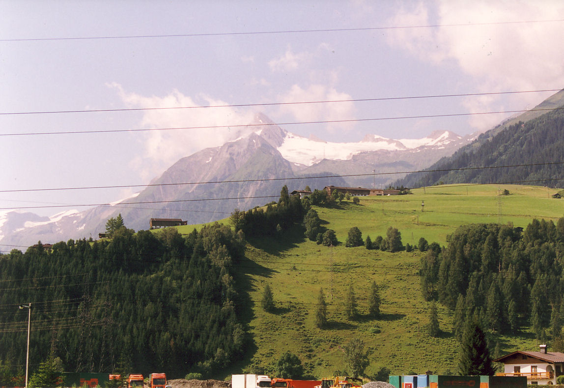 Widok z Karpun na Kitzsteinhorn