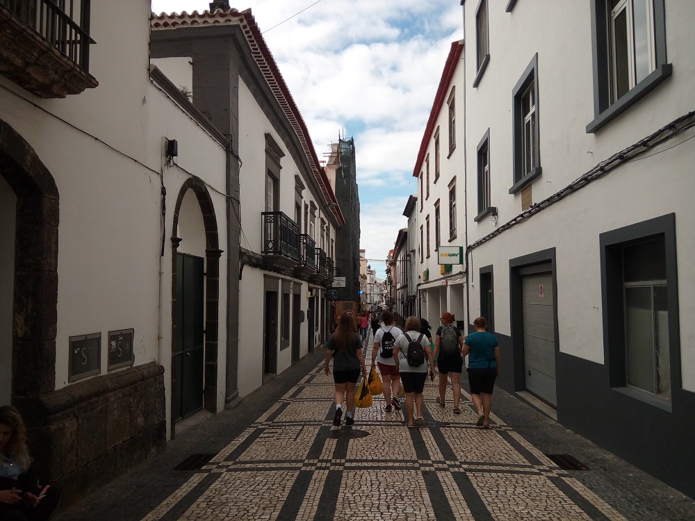 uliczka w Ponte Delgada