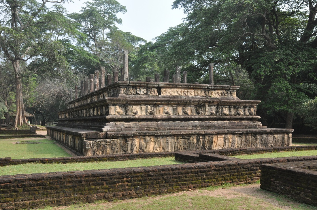 ruiny pałacu Polonnaruwa