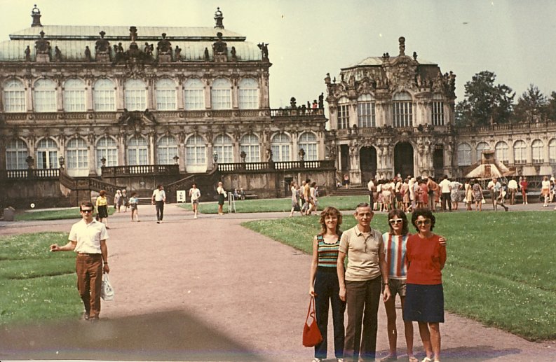 pałacem Zwinger w Dreźnie