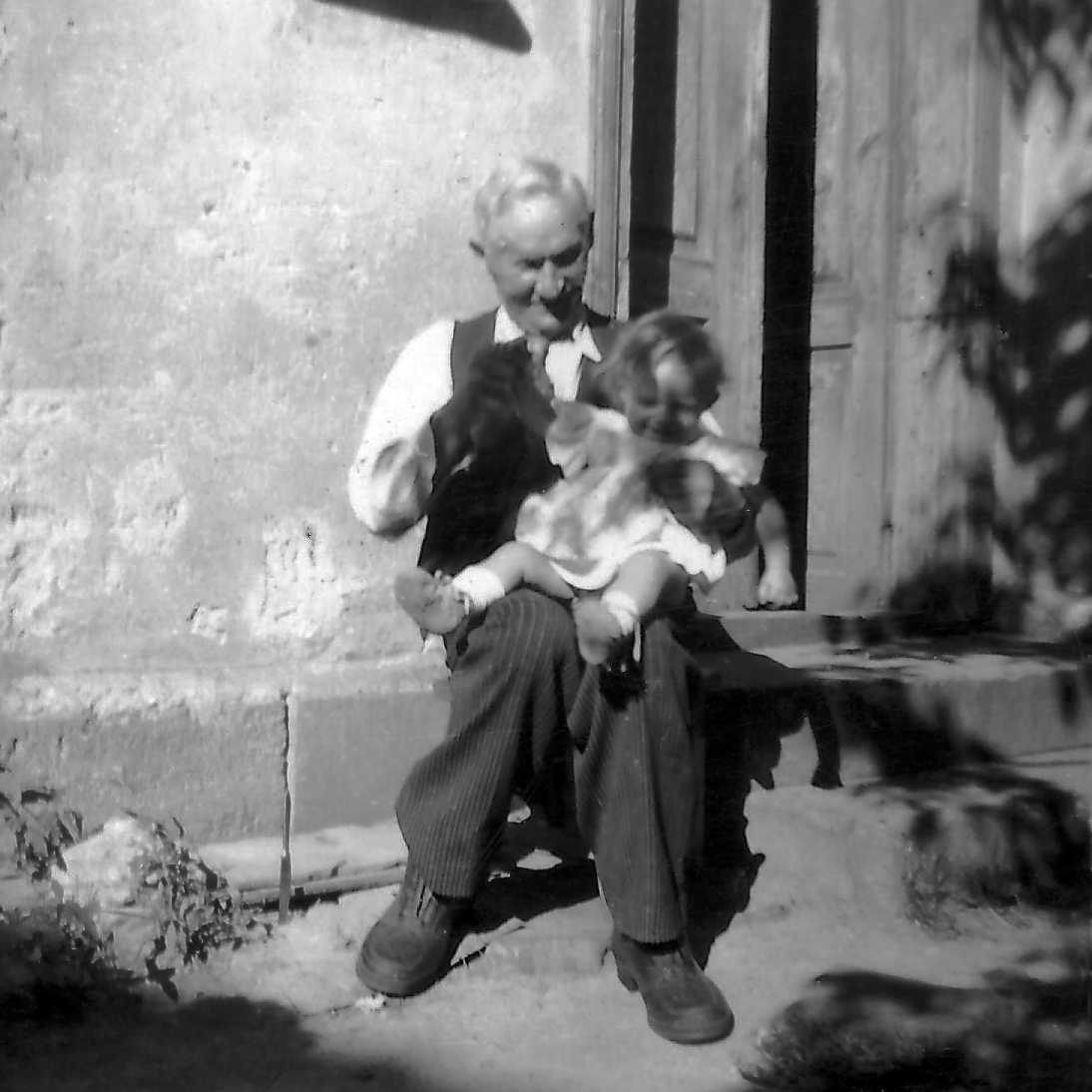 1955 ja z dziadkiem Furmańskim