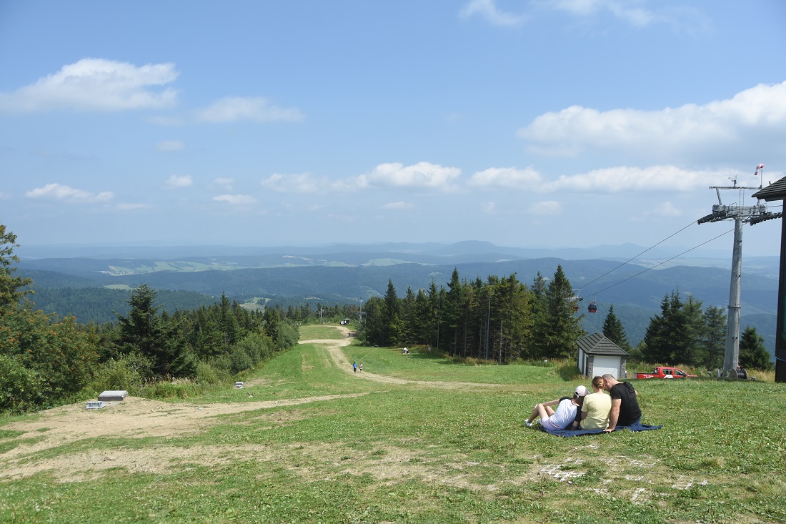 widok z Jaworzyny
