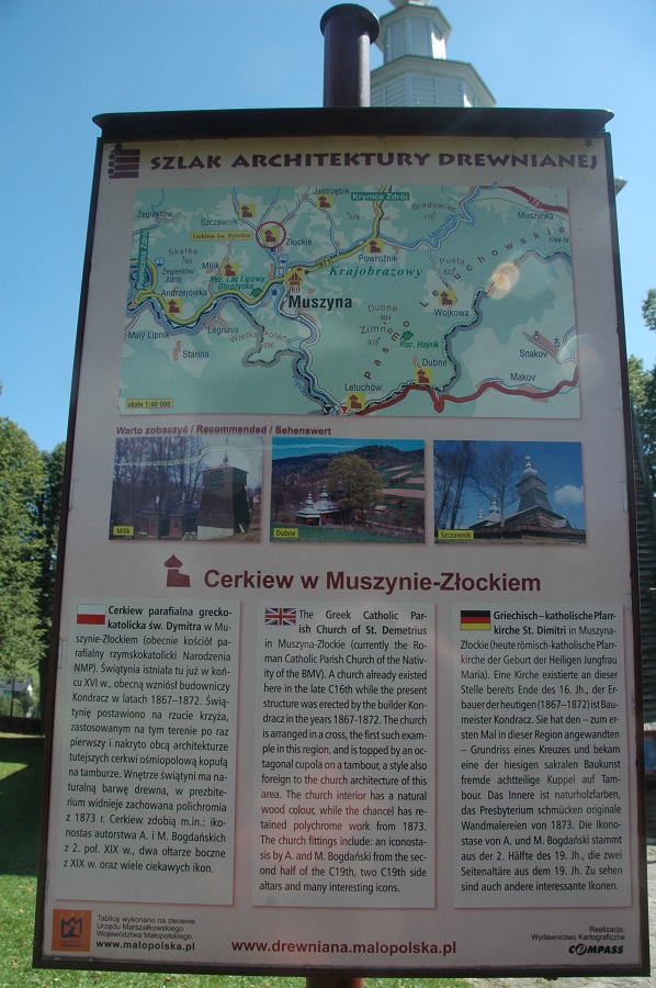 Złockie - tablica