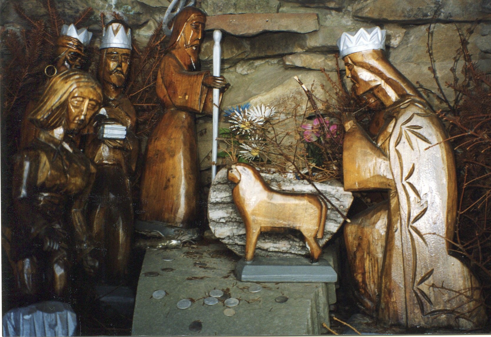 kapliczka w 1998 r. 
