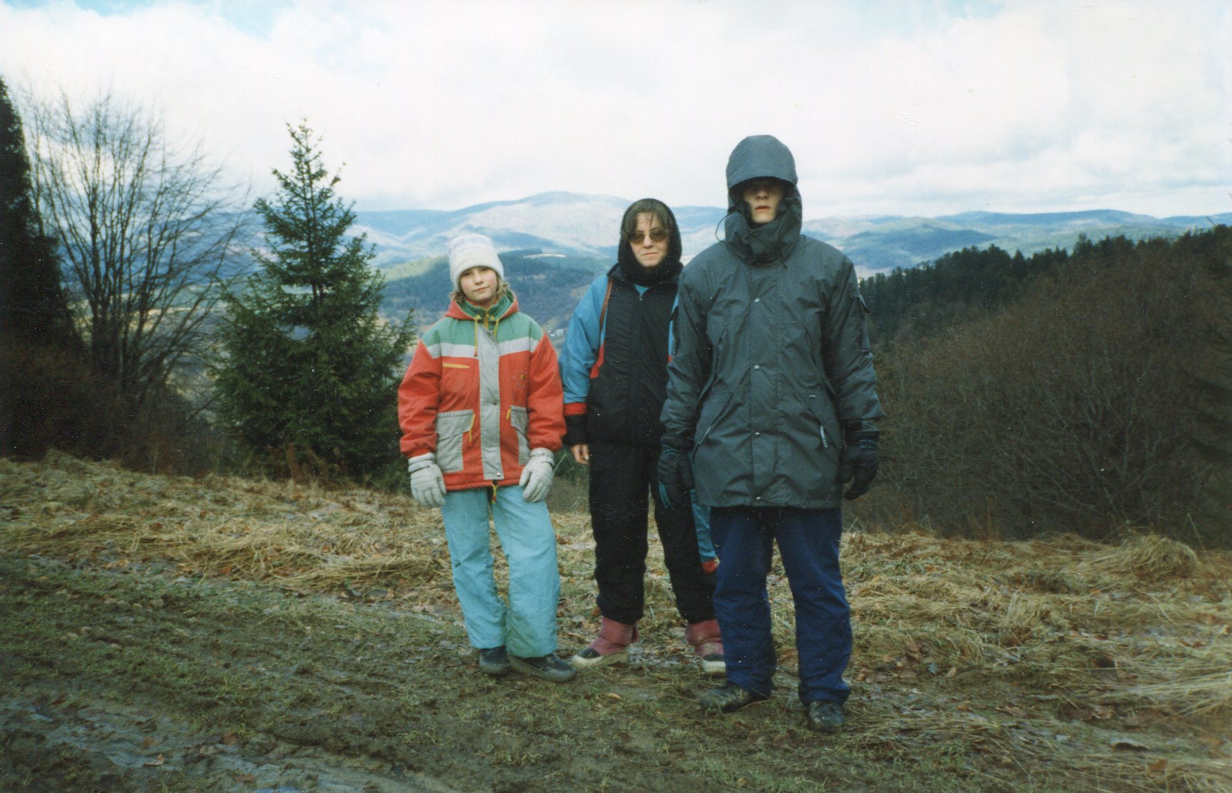 Jaworzyna -zejście zimą 1998