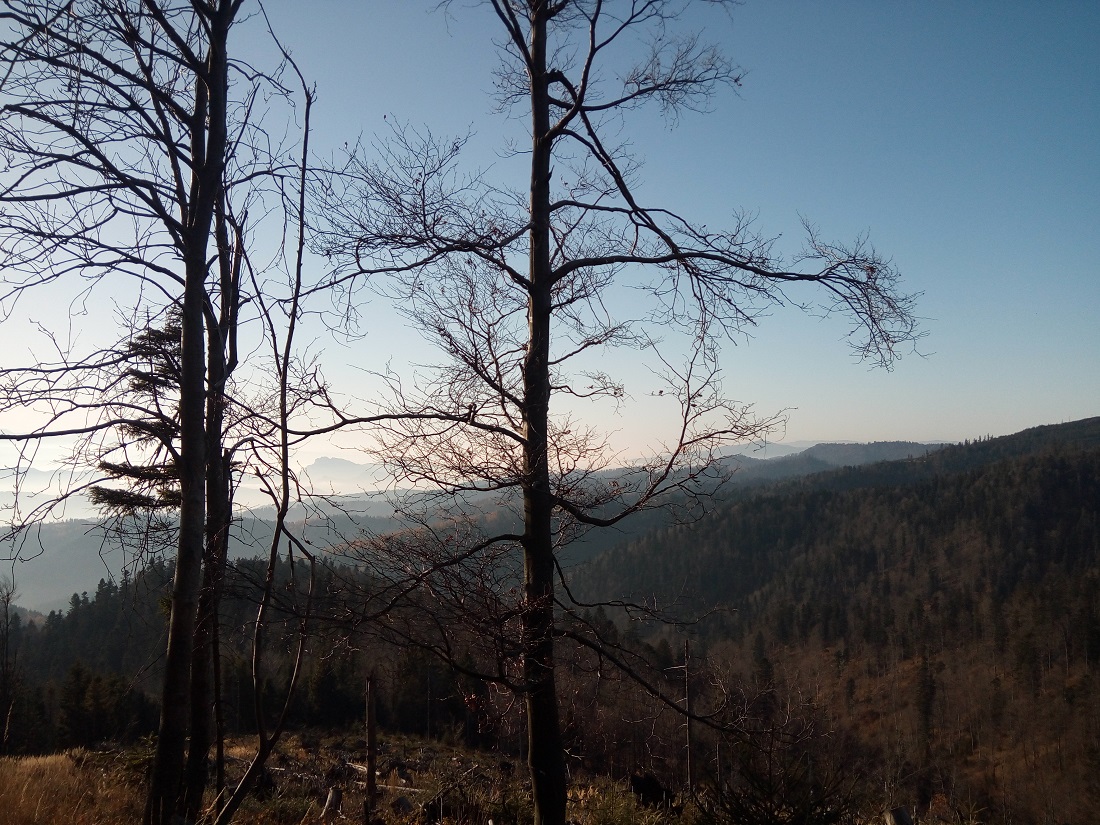panorama Tatr jesienia