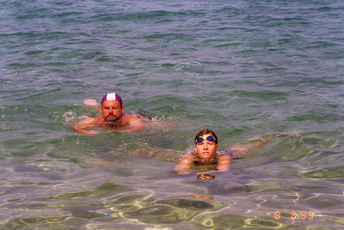 pływanie w Morzu Śródziemnym