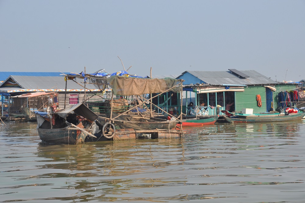 wioska na Tonle Sap