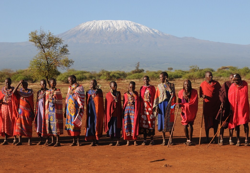 foto: Masajowie z Kenii