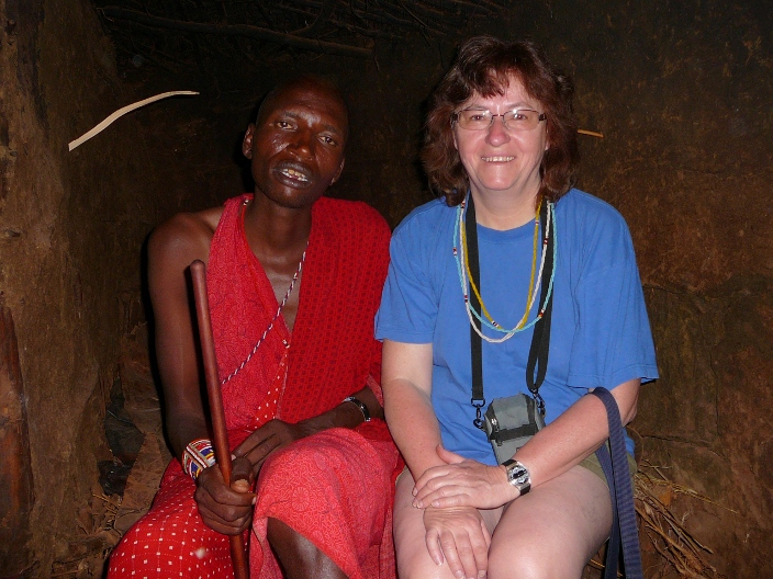 w gościnie u Masajów w Amboseli