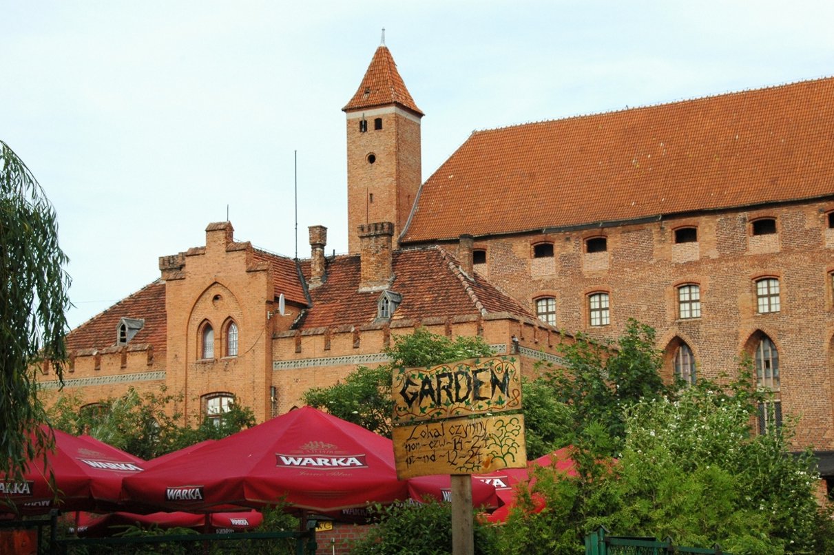 foto - Widok zamku w Gniewie