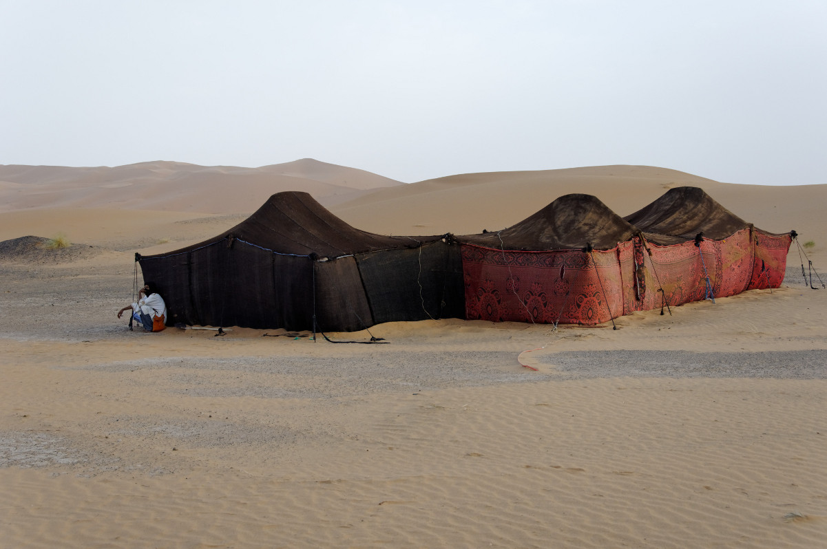 Namiot Nomadów na Saharze
