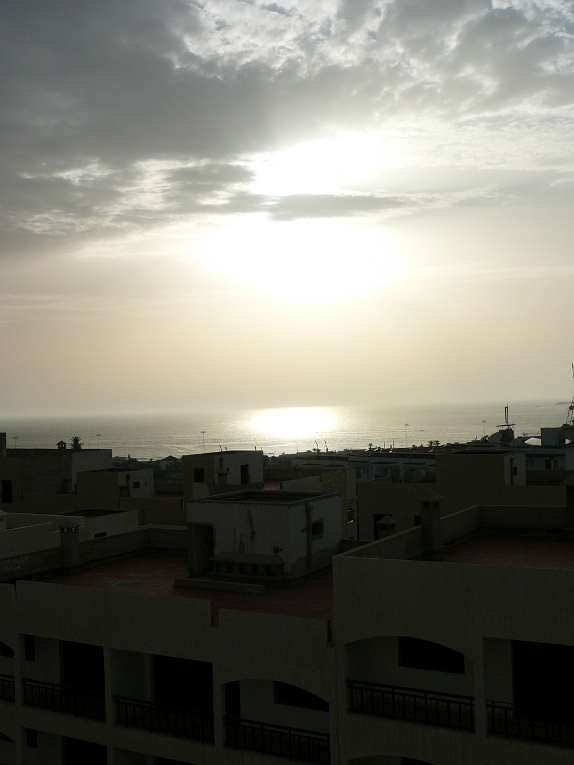 Agadir - zachód słońca