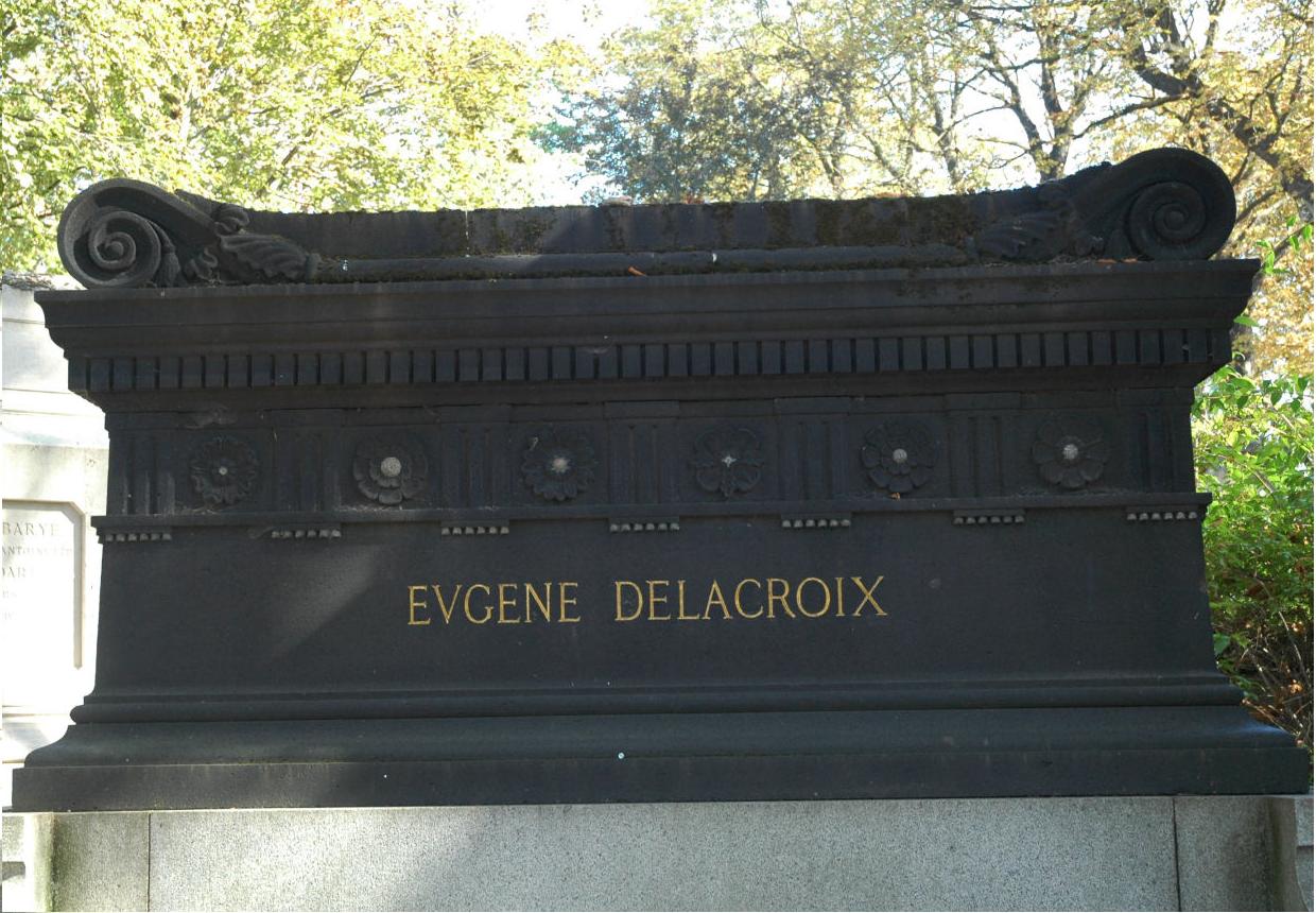 Pere Lachaise - grób Delacroix