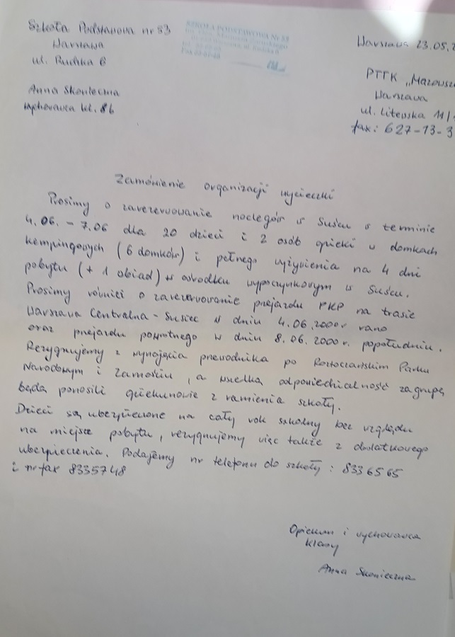 biuro turystyczne - Susiec
